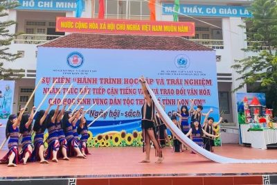 Sự kiện ” Hành trình học tập và trải nghiệm nhằm thúc đẩy tiếp cận tiếng Việt và trao đổi văn hóa cho học sinh vùng dân tộc thiểu số tỉnh Kon Tum”